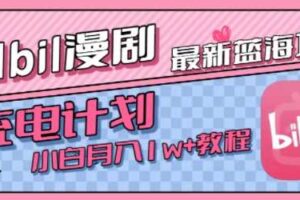 最新蓝海项目，B站充电计划，小白也能月入1w+