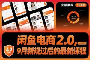 闲鱼电商2.0，9月新规过后的最新课程