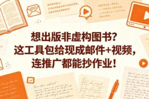 想出版非虚构图书？这工具包给现成邮件+视频，连推广都能抄作业！【原创双语字幕】