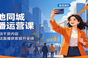 本地同城直播运营课:线下集训干货内容,助力门店直播获客提升业绩