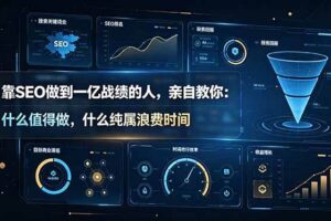 (19197期)靠SEO做到一亿战绩的人,亲自教你:什么值得做,什么纯属浪费时间【原创双语字幕】
