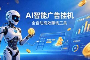AI智能广告挂G,在家自动賺收益,全程无需人工操作、不用直播、不用拉人【揭秘】
