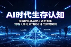 AI时代生存认知：理清做事者与做人者的差距，普通人如何应对技术冲击实现突围