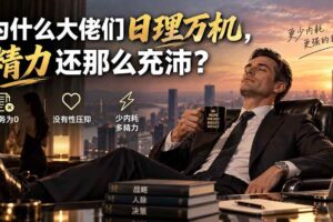 （20244期）付费文章：为什么大佬们日理万机，精力还那么充沛？