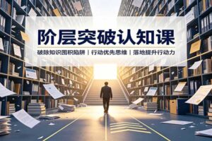 阶层突破认知课：破除知识囤积陷阱，行动优先思维，落地提升行动力