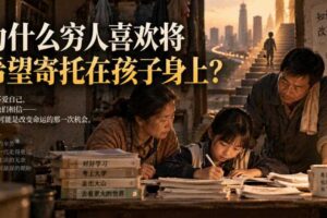 某社群精品文章:为什么穷人喜欢将希望寄托在孩子身上?