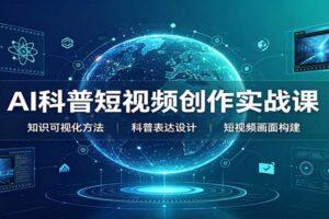 AI科普短视频创作实战课：配套要点文档，文案与视频提示词模板教学