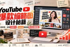 YouTube爆款缩略图设计秘籍,某油管大佬(610万订阅者)亲授,全程无需PS,Canva就能做高点击缩略图!【原创双语字幕】