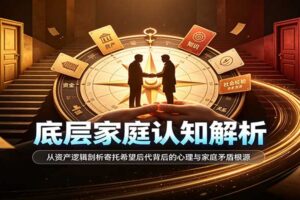 底层家庭认知解析：从资产逻辑剖析寄托希望后代背后的心理与家庭矛盾根源