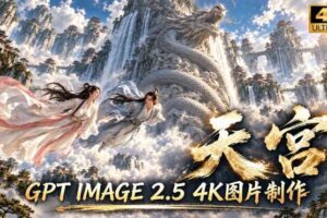 GPT Image 2.5实测!4K到底多清楚?皮肤、手指、修图与天宫场景全面测试